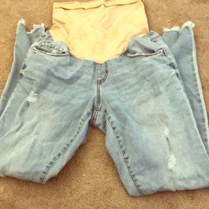 JS Maternity Distressed Skinny Jeans